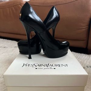 Saint Laurent Tribtoo 105 Pumps - Nero Gloss